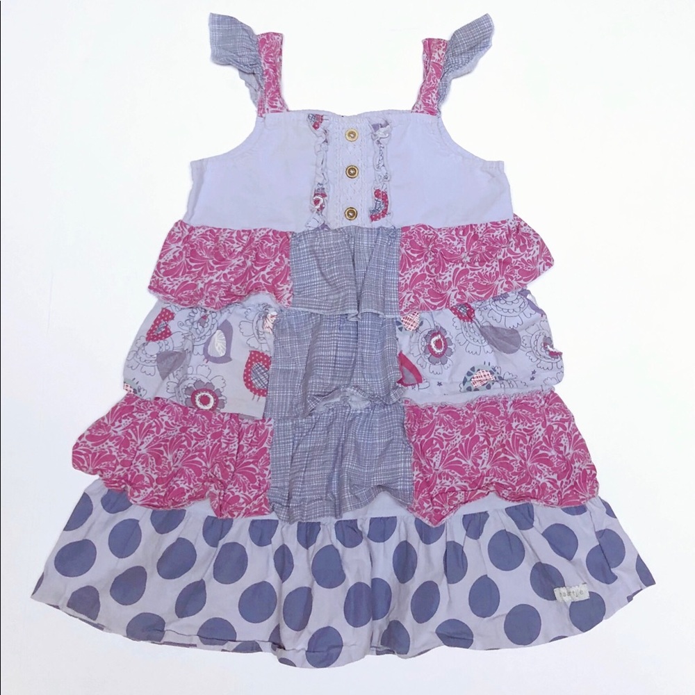 Naartjie Purples Tiered Ruffle Tunic - 4